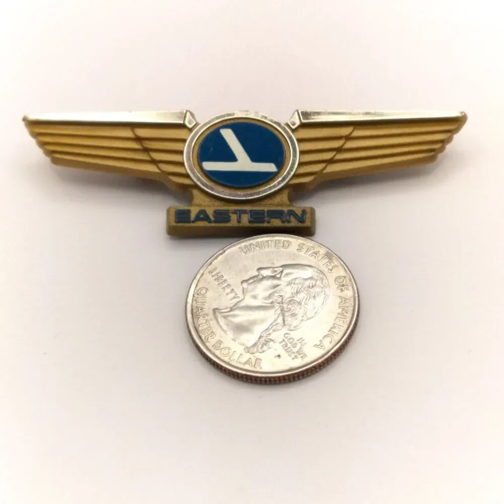 Eastern Airlines Wings Vintage pin Plastic Air Travel Souvenir